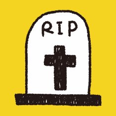 grave doodle drawing N16