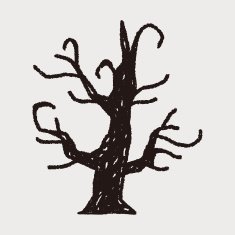 halloween tree doodle N5