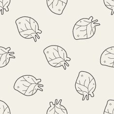 heart doodle seamless pattern background N2