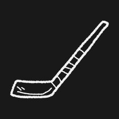 Hockey stick doodle N3