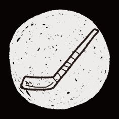 Hockey stick doodle N7