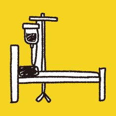 hospital bed doodle N10