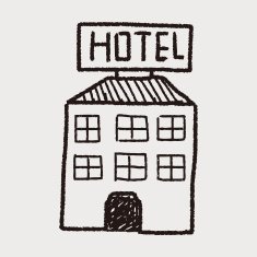 hotel doodle drawing N7