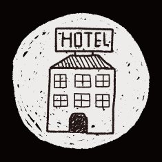 hotel doodle drawing N8