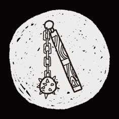 iron mace doodle N22