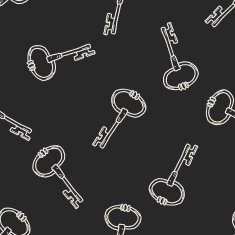 key doodle seamless pattern background N6