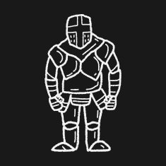 knight doodle N61