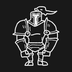 knight doodle N63