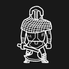 knight doodle N67