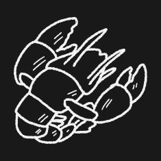 Lobster doodle N7
