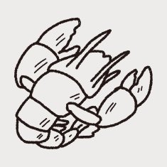 Lobster doodle N9