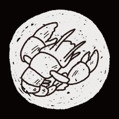 Lobster doodle N10