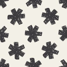 medical doodle seamless pattern background N2