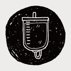 medical drip doodle drawing N7