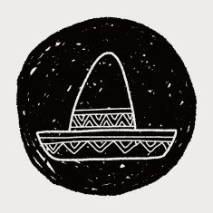mexican hat doodle N10