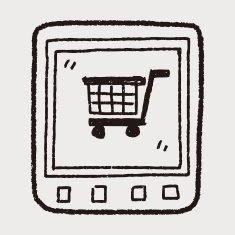 mobile shopping doodle N4