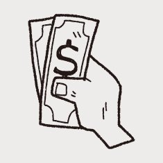 money doodle drawing N11