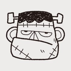 monster doodle N108