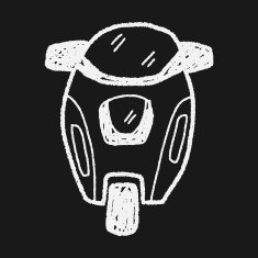 motorcycle doodle N31