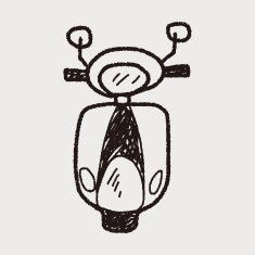 motorcycle doodle N49