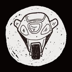 motorcycle doodle N56