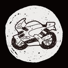 motorcycle doodle N57