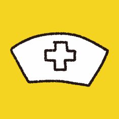 nurse hat doodle drawing N11