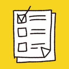 paper checking list doodle drawing N7