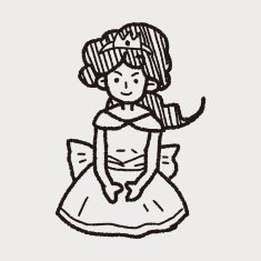 princess doodle N23