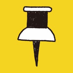 push pin doodle drawing N4