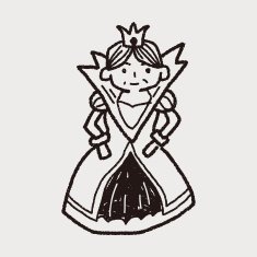 queen doodle N23