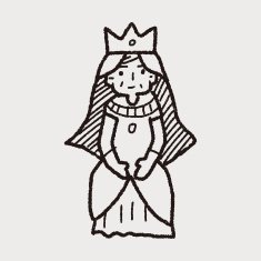 queen doodle N27
