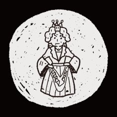 queen doodle N42