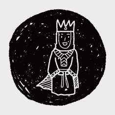 queen doodle N59