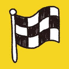 race flag doodle drawing N4