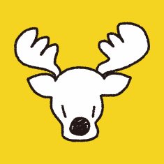 reindeer doodle drawing N4