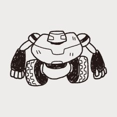 robot doodle N367