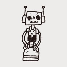 robot doodle N370