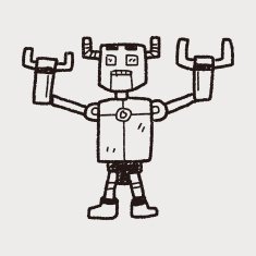 robot doodle N375
