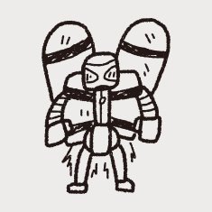 robot doodle N386