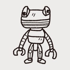 robot doodle N388