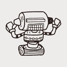 robot doodle N392