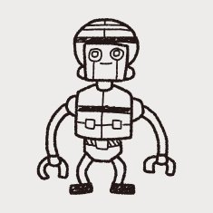 robot doodle N402