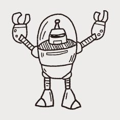 robot doodle N405