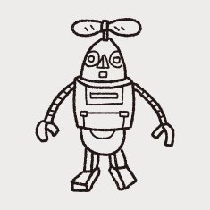 robot doodle N406