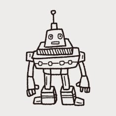 robot doodle N407