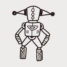 robot doodle N426