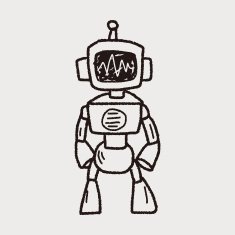 robot doodle N428