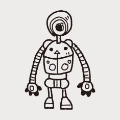 robot doodle N430