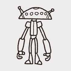 robot doodle N432
